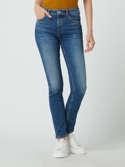 Marc O'Polo Skinny Fit High Waist Jeans mit Stretch-Anteil Modell 'Skara' Jeansblau 4