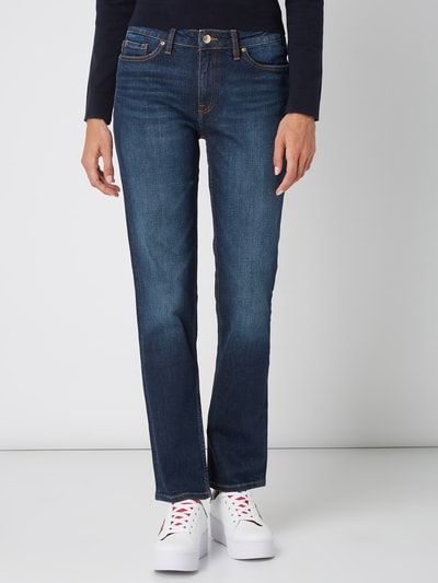 Tommy Hilfiger Straight Fit Jeans mit Label-Patch  Jeansblau 4