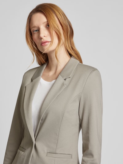 Kaffe Blazer mit Leistentaschen und Viskose-Anteil Modell 'KINNIE' Taupe 3