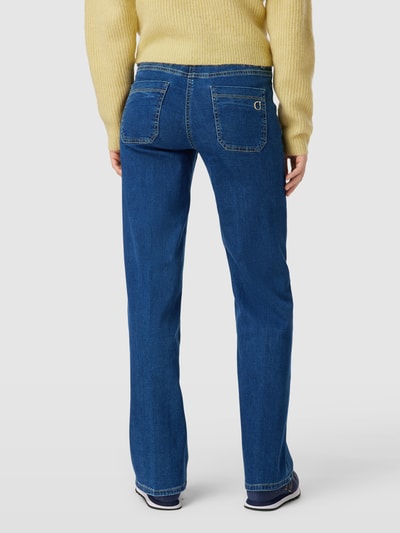 Cambio Bootcut Jeans mit weitem Bein Modell 'TESS' Blau 5