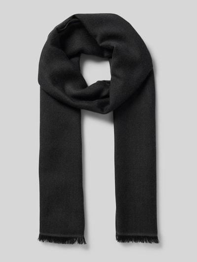 BOSS Schal mit dezenten Streifen Black 1