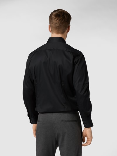 Eton Regular Fit Business-Hemd aus Twill Black 5