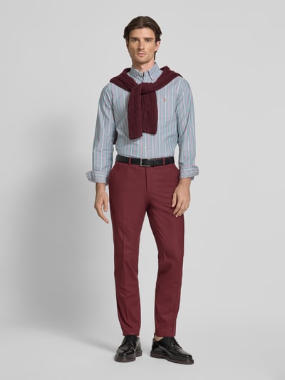 Polo Ralph Lauren Custom Fit Freizeithemd mit Button-Down-Kragen Gruen 1