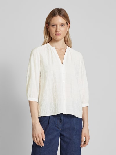 OPUS Blouse met structuurmotief, model ‘Falika’ Offwhite - 4