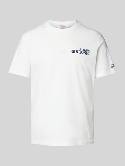 MC2 Saint Barth T-Shirt mit Rundhalsausschnitt Modell 'TASTE GIN TONIC' Weiss 1