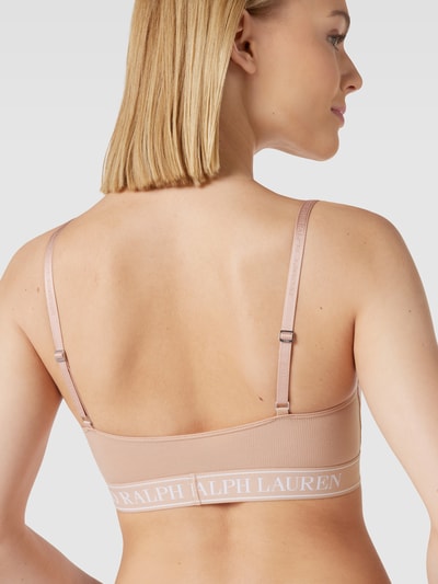 Polo Ralph Lauren Bralette mit elastischem Logo-Bund Rose 3