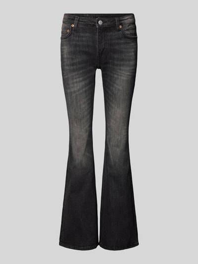 WEEKDAY Flared Jeans mit 5-Pocket-Design Black 1