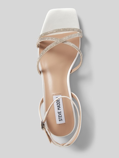 Steve Madden Sandalette mit Strasssteinbesatz Modell 'GABBY' Offwhite 3