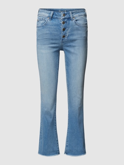 Liu Jo White Flared fit jeans met labelpatch Lichtblauw - 2