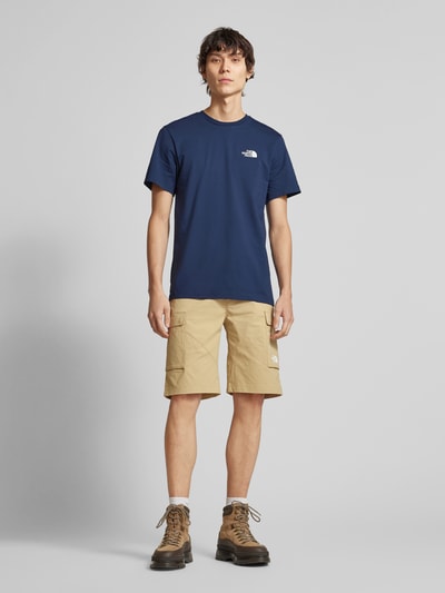 The North Face T-Shirt mit Label-Print Modell 'SIMPLE DOME' Marine 1