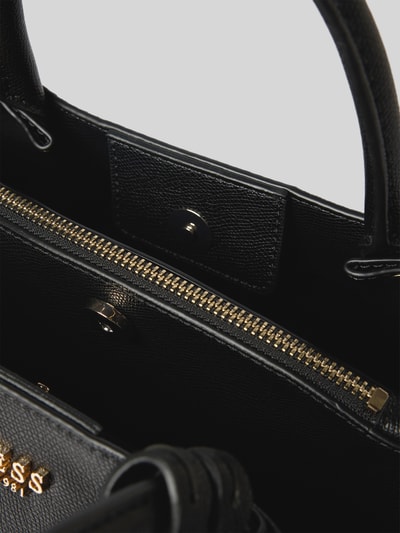 Guess Handtasche mit Logo-Applikation Modell 'Amorette' Black 5