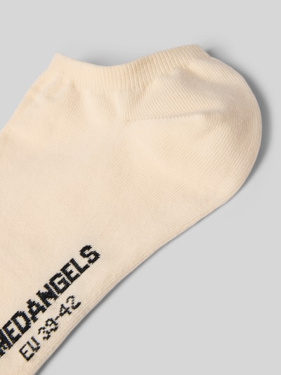 Armedangels Sneakersokken met labeldetail, model 'SAALVO' Offwhite - 2
