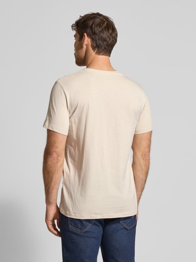 SELECTED HOMME Regular Fit T-Shirt aus reiner Baumwolle Modell 'ASPEN' Offwhite 5
