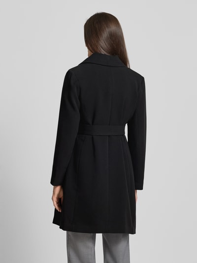 Lauren Ralph Lauren Płaszcz z szerokim kołnierzem i wiązanym paskiem Czarny 5