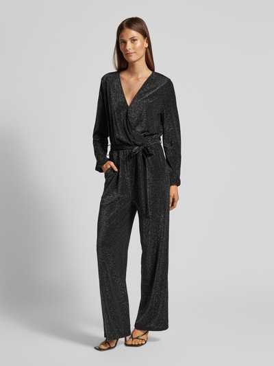 FREE/QUENT Jumpsuit mit Effektgarn Modell 'GLITTO' Black 1