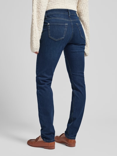 MAC Slim Fit Jeans mit Reißverschlusstasche Marine 5