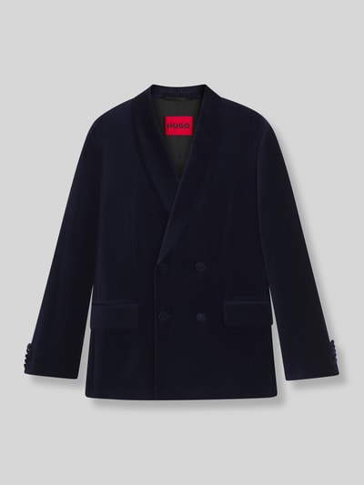 HUGO Regular Fit Sakko aus Baumwoll-Samt Modell 'KARLO254E1X' Marine 2