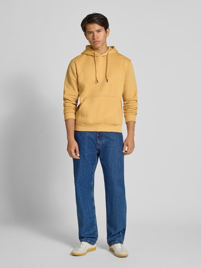 Jack & Jones Hoodie mit Kapuze Modell 'BRADLEY' DUNKEL GELB 1