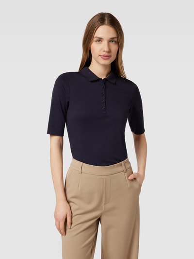 Christian Berg Woman Poloshirt met korte knoopsluiting Donkerblauw - 4