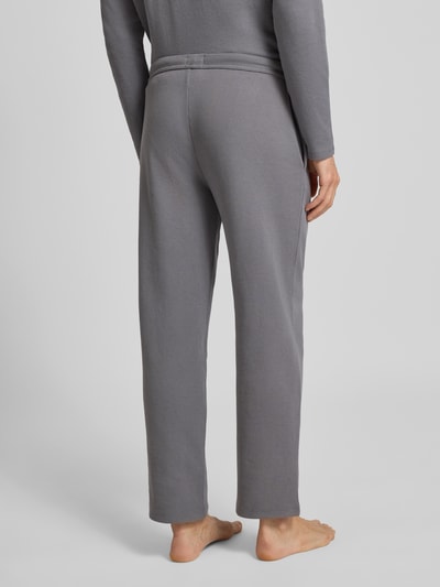 BOSS Relaxed Fit Sweatpants aus Baumwoll-Mix Dunkelgrau 5