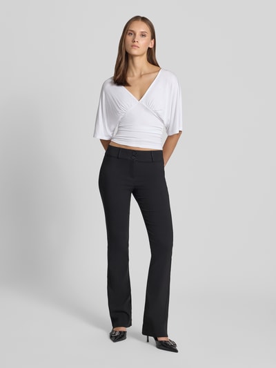 REVIEW Stoffhose mit Gesäßleistentasche Black 1