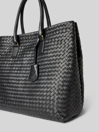 Abro Shopper mit Logo-Applikation Modell 'Rooftop' Black 3