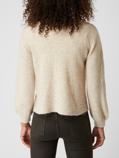 Soft Rebels Cardigan met alpacawol  Beige - 5