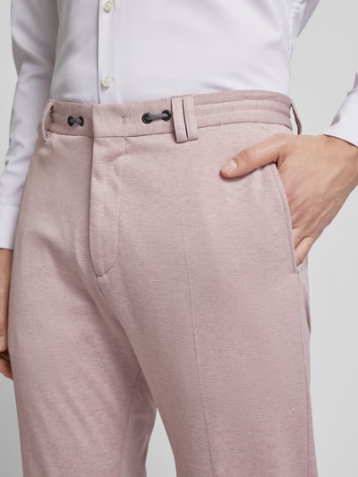 Cinque Slim Fit Anzughose mit elastischem Bund Modell 'JUNO' Rosa 3