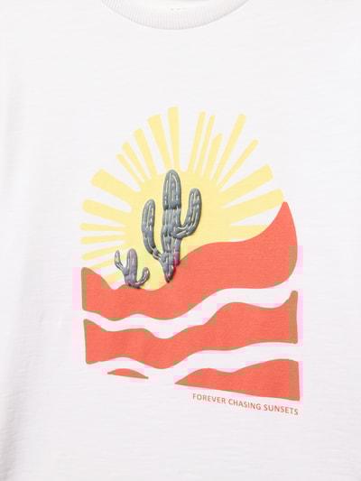 Name It T-Shirt mit Motiv-Print Modell 'HALDUR' Weiss 2