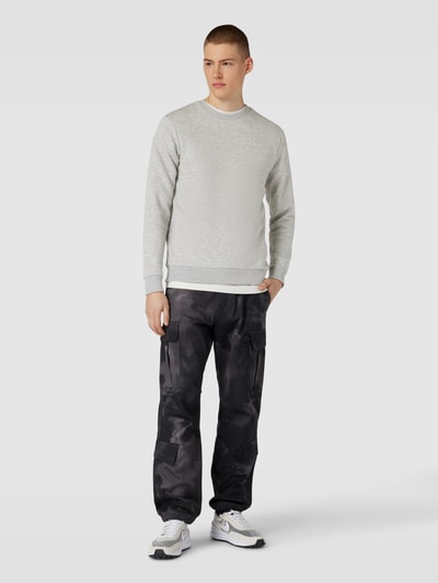 Only & Sons Sweatshirt in gemêleerde look Lichtgrijs gemêleerd - 1