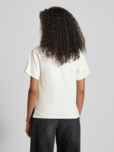 Weekend Max Mara Slim Fit T-Shirt aus reiner Baumwolle Modell 'DAGILE' Weiss 5