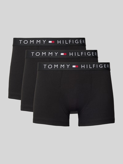 Tommy Hilfiger Slim fit boxershort van katoenmix in een set van 3 stuks Zwart - 1