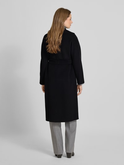 Max Mara Studio Regular Fit Wollmantel mit Kaschmir-Anteil Modell 'CLES' Black 5