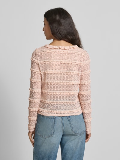 Vero Moda Regular Fit Blusentop aus Baumwoll-Mix Modell 'COCO' Rosa 5