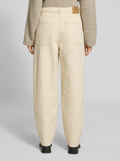 American Vintage Jeansy z wpuszczanymi kieszeniami model 'SNOPDOG' Écru melanż 5