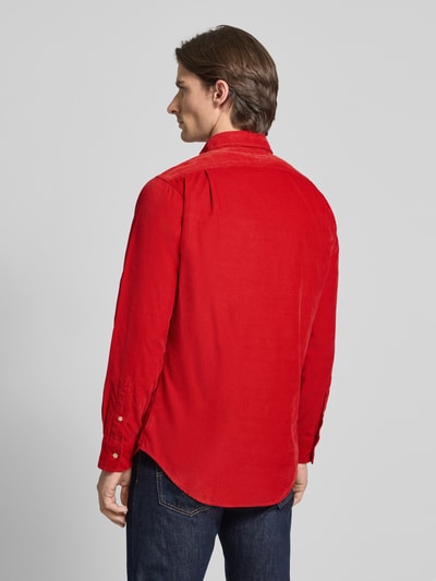 Polo Ralph Lauren Koszula casualowa o kroju regular fit z wyhaftowanym logo model ‘CORDUROY’ Czerwony 5