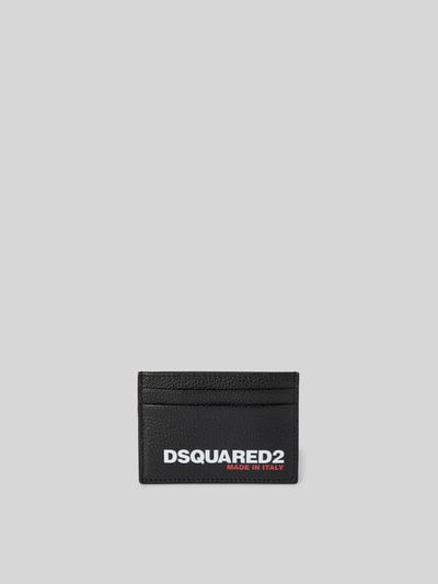 Dsquared2 Kartenetui aus echtem Leder Black 1