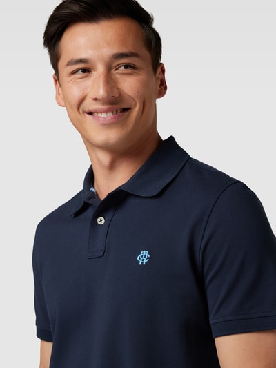 MCNEAL Poloshirt mit Label-Stitching Dunkelblau 3