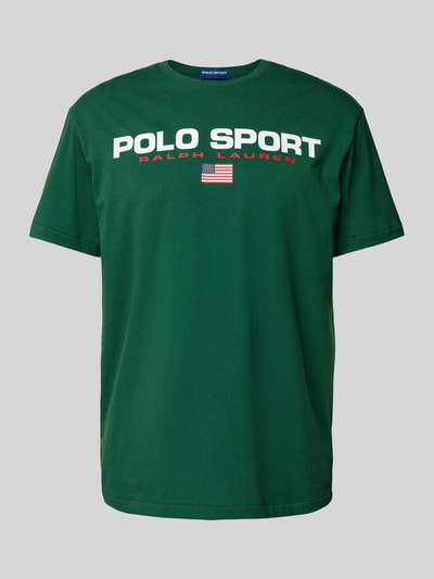 Polo Sport T-Shirt mit Label-Print Gruen 1