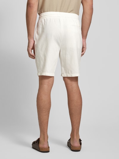 Scotch & Soda Regular Fit Bermuda mit seitlichen Eingrifftaschen Modell 'FAVE' Offwhite 5