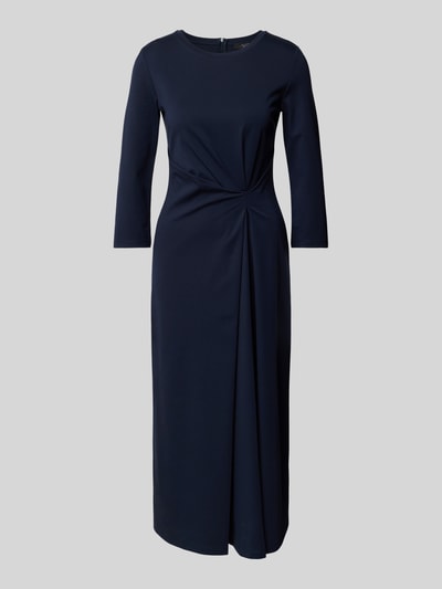 Weekend Max Mara Midikleid mit Raffung Modell 'BALENIO' Marine 2