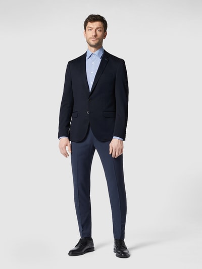 Montego Men Slim Fit 2-Knopf-Sakko aus Jersey Marine 1