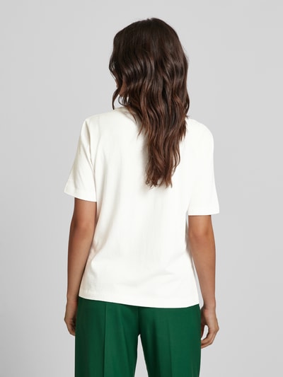 Marc Cain T-shirt met ronde hals Offwhite - 5