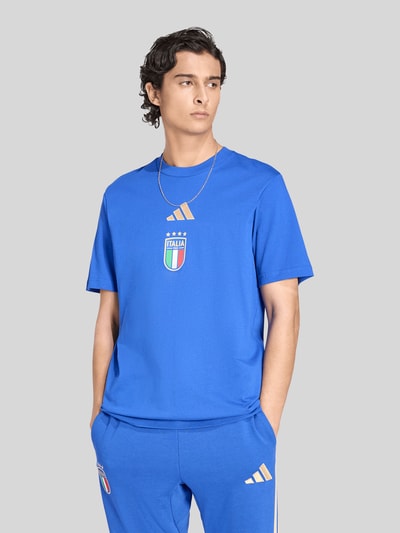 adidas Sportswear Regular Fit T-Shirt mit Italia Detail Blau 4
