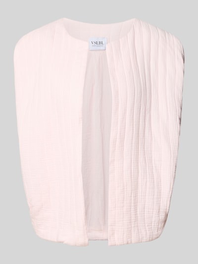 VILLA SOPHIE Weste mit Strukturmuster Modell 'ALEXIS' Pink 2
