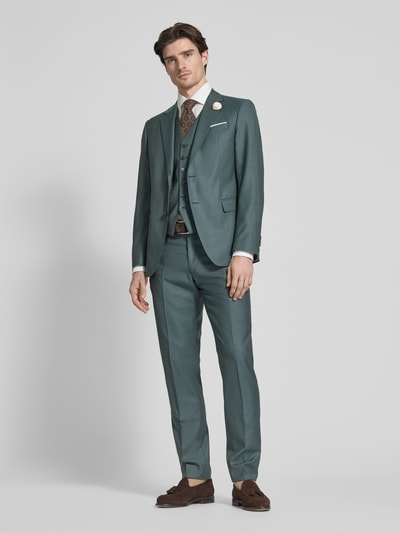 JOOP! Collection Slim Fit Anzugweste mit Leistentaschen Modell 'Weazer' Gruen 1