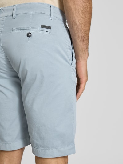 Pierre Cardin Korte regular fit broek met achterzakken, model 'Strasbourg' Lichtblauw - 3