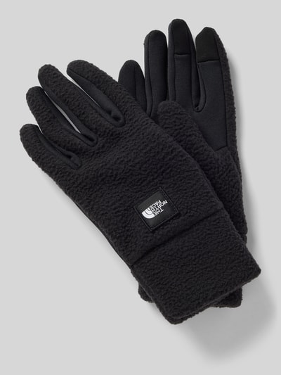 The North Face Handschuhe mit Label-Patch Modell 'FLEESKI' Black 1