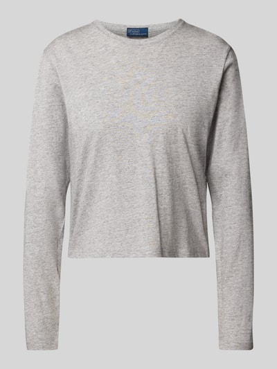 Polo Ralph Lauren Regular fit shirt met lange mouwen van een mix van katoen en modal Middengrijs gemêleerd - 2