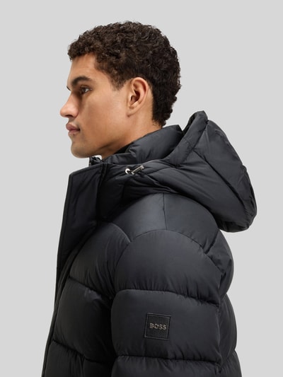 BOSS Regular Fit Steppmantel mit Zweiwege-Reißverschluss Modell 'CENUTO' Black 6